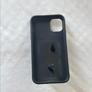 Black Cell Phone Case with Textured Grip and Camera Cutout